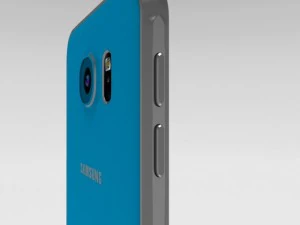samsung galaxy s6 topaz blue 3D Model