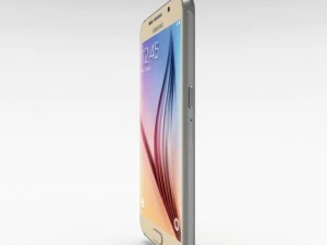 samsung galaxy s6 gold platinium 3D Model