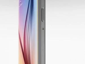samsung galaxy s6 gold platinium 3D Model