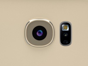 samsung galaxy s6 gold platinium 3Dモデル