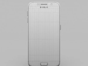 samsung galaxy s6 gold platinium 3D Model