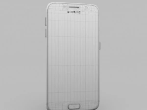 samsung galaxy s6 gold platinium 3D Model