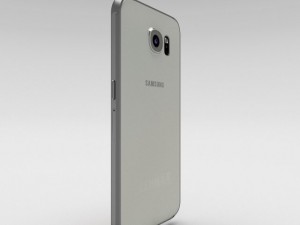 samsung galaxy s6 white pearl Modelo 3D