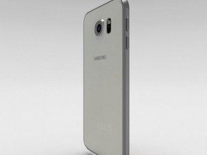 samsung galaxy s6 white pearl Modelo 3D