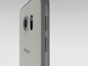 samsung galaxy s6 white pearl Modelo 3D
