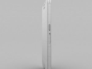 samsung galaxy s6 white pearl Modelo 3D