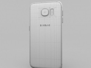 samsung galaxy s6 white pearl Modelo 3D