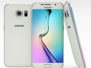 samsung galaxy s6 edge white pearl Modello 3D