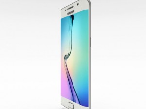 samsung galaxy s6 edge white pearl 3Dモデル