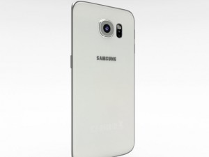 samsung galaxy s6 edge white pearl 3Dモデル
