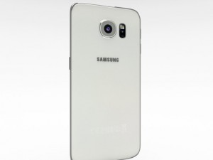 samsung galaxy s6 edge white pearl 3Dモデル