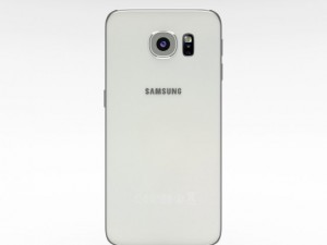 samsung galaxy s6 edge white pearl 3Dモデル