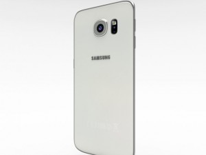 samsung galaxy s6 edge white pearl 3Dモデル