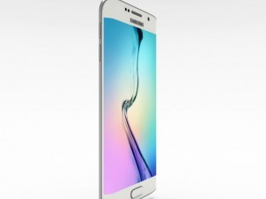 samsung galaxy s6 edge white pearl 3Dモデル