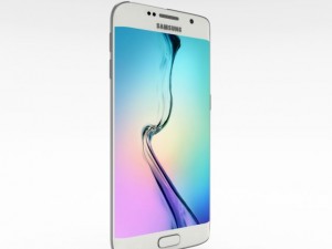 samsung galaxy s6 edge white pearl 3Dモデル
