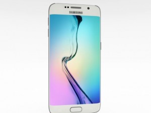 samsung galaxy s6 edge white pearl 3Dモデル