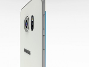 samsung galaxy s6 edge white pearl 3Dモデル