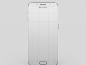 samsung galaxy s6 edge white pearl 3Dモデル