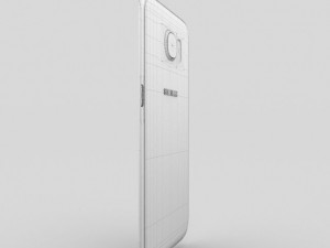 samsung galaxy s6 edge white pearl 3Dモデル