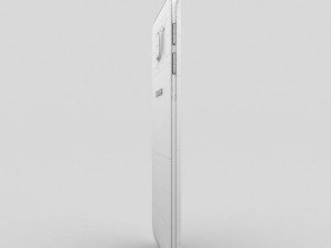 samsung galaxy s6 edge white pearl 3Dモデル