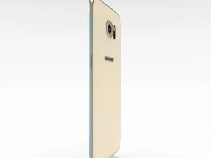 samsung galaxy s6 edge gold platinum 3D Model