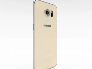 samsung galaxy s6 edge gold platinum 3D Model