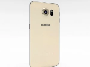 samsung galaxy s6 edge gold platinum 3D Model