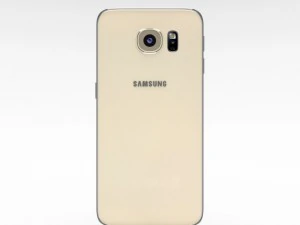 samsung galaxy s6 edge gold platinum 3D Model