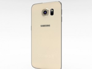 samsung galaxy s6 edge gold platinum Model 3D