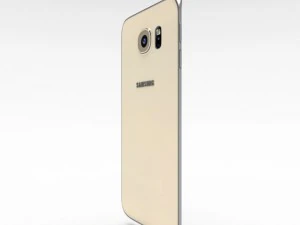 samsung galaxy s6 edge gold platinum 3D Model