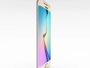 samsung galaxy s6 edge gold platinum Model 3D
