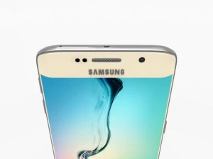 samsung galaxy s6 edge gold platinum 3D Model