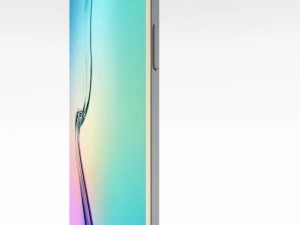 samsung galaxy s6 edge gold platinum 3D Model