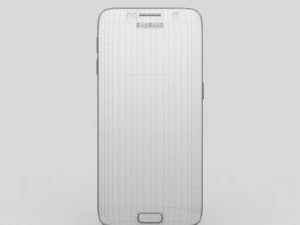 samsung galaxy s6 edge gold platinum 3D Model