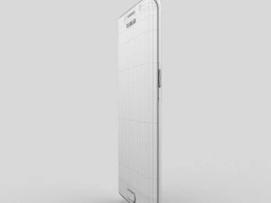 samsung galaxy s6 edge gold platinum 3D Model