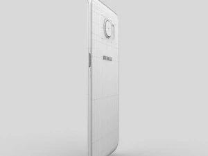 samsung galaxy s6 edge gold platinum 3D Model