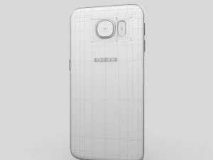 samsung galaxy s6 edge gold platinum 3D Model