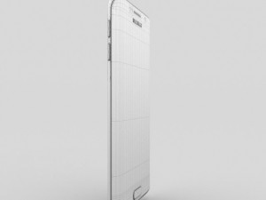 samsung galaxy s6 edge gold platinum Model 3D