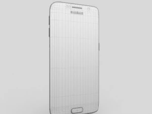 samsung galaxy s6 edge gold platinum 3D Model