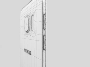 samsung galaxy s6 edge gold platinum 3D Model