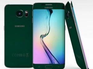 Samsung Galaxy S6 Edge Verde Smeraldo Modello 3D