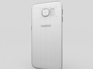 samsung galaxy s6 edge emerald green Modèle 3D