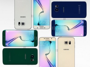samsung galaxy s6 edge all color pack 3D Model