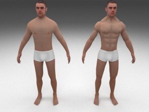 human male pack 3Dモデル