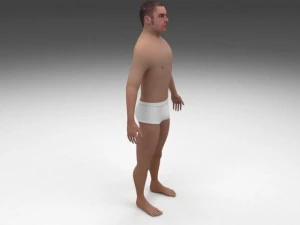 human male pack 3D Model