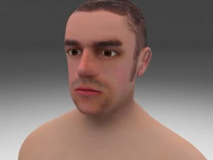 human male pack 3D Model