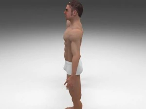 human male pack 3D Model