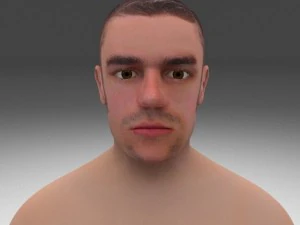 human male pack 3D Model