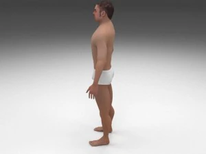 human male pack 3D Model