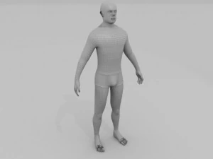 human male pack 3D Model